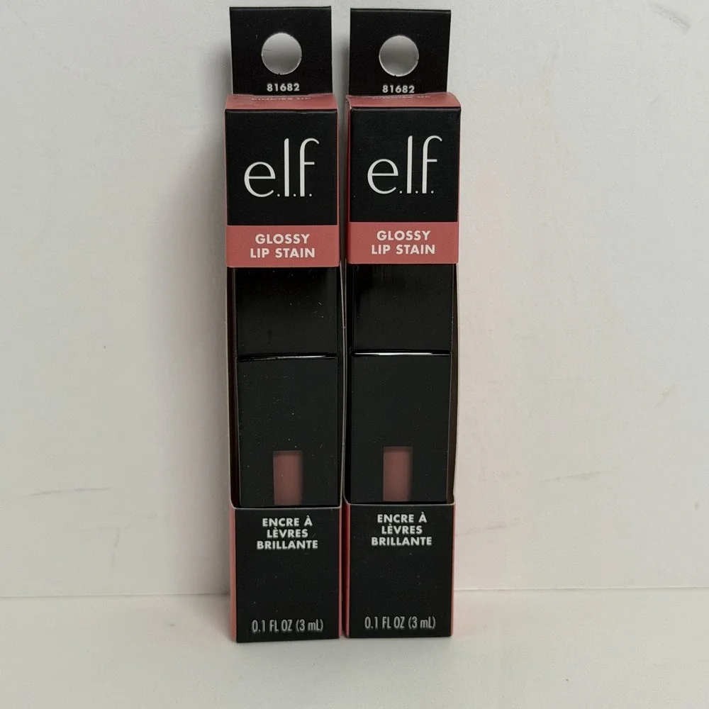 Elf Glossy Lip Stain 81682 Pinkies Up Lot Of 2